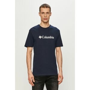 Columbia t-shirt sötétkék, férfi, nyomott mintás