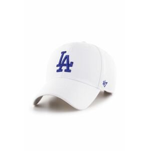 47brand sapka MLB Los Angeles Dodgers fehér, nyomott mintás, B-MVP12WBV-WHC