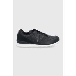 New Balance cipő WL996FPN fekete, lapos talpú