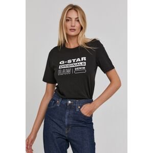 G-Star Raw t-shirt női, fekete