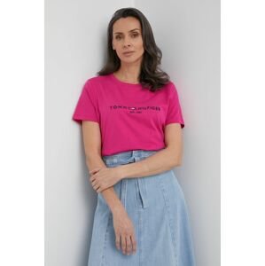 Tommy Hilfiger t-shirt női, rózsaszín