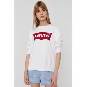 Levi's felső fehér, női, sima