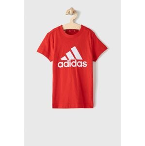 adidas gyerek póló GN3993 piros, nyomott mintás