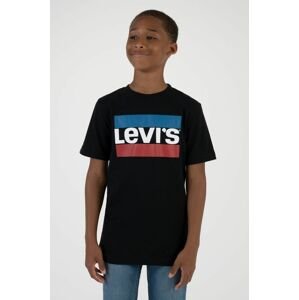 Levi's gyerek póló fekete, nyomott mintás
