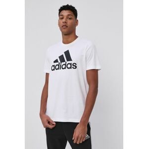 adidas t-shirt GK9121 fehér, férfi, nyomott mintás