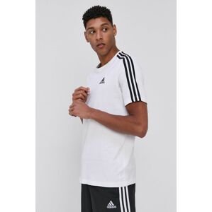 adidas t-shirt GL3733 fehér, férfi, nyomott mintás