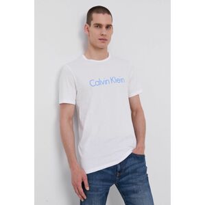 Calvin Klein Underwear pizsama póló fehér, nyomott mintás