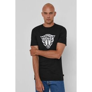 Tiger Of Sweden t-shirt fekete, férfi, nyomott mintás