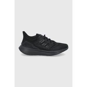 adidas cipő EQ21 Run H00545 fekete, lapos talpú