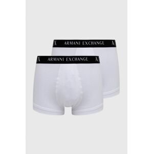 Armani Exchange boxeralsó (2 db) fehér, férfi