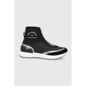 Karl Lagerfeld cipő fekete, lapos talpú
