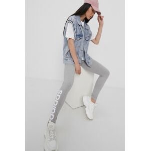 adidas legging GL0638 szürke, női, melange