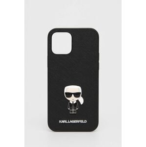 Karl Lagerfeld iPhone 12/12 Pro telefon tok fekete