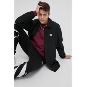 adidas Originals rövid kabát H09129 férfi, fekete, átmeneti, oversize