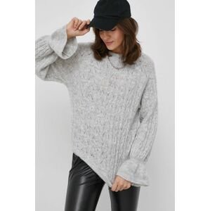 Y.A.S gyapjúkeverék pulóver női, szürke