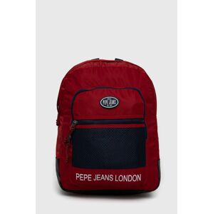 Pepe Jeans gyerek hátizsák piros, nagy, nyomott mintás