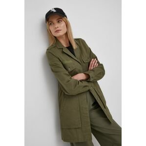 Brixton rövid kabát női, zöld, átmeneti