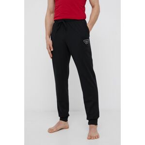 Emporio Armani Underwear pizsama nadrág fekete, férfi, nyomott mintás