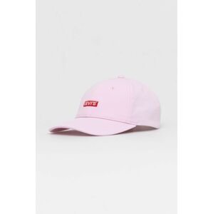 Levi's kordbársony kalap rózsaszín, sima