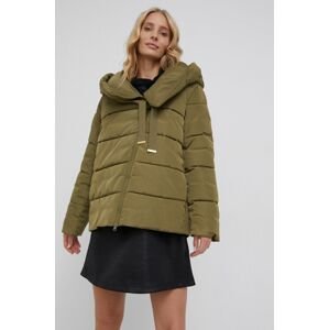 Sisley rövid kabát női, zöld, téli, oversize