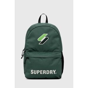 Superdry hátizsák zöld, férfi, nagy, sima