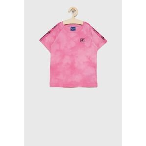 Champion gyerek pamut póló 404277 rózsaszín