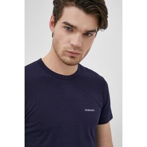 Versace t-shirt (2-pack) sötétkék, férfi, sima