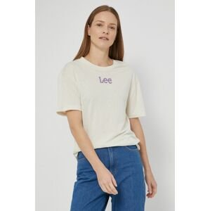 Lee t-shirt női, bézs