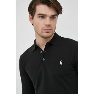 Polo Ralph Lauren hosszú ujjú fekete, sima