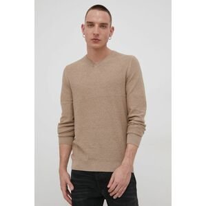 Premium by Jack&Jones pulóver könnyű, férfi, barna