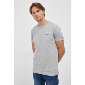 Pepe Jeans t-shirt Original Basic 3 szürke, melange