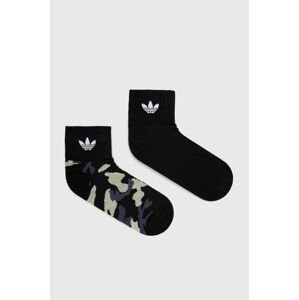 adidas Originals zokni (2 pár) HC9528 fekete