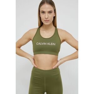 Calvin Klein Performance melltartó zöld, sima
