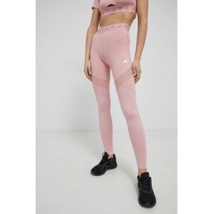 adidas Performance edzős legging HG8500 rózsaszín, női, sima