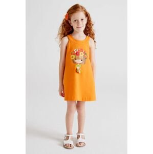 Mayoral gyerek ruha narancssárga, mini, egyenes