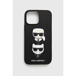 Karl Lagerfeld iPhone 13 Pro Max  telefon tok fekete