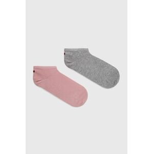 Tommy Hilfiger gyerek zokni (2 pár) rózsaszín