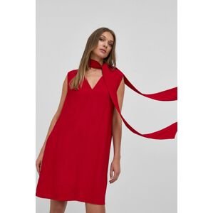 Victoria Beckham ruha piros, mini, oversize