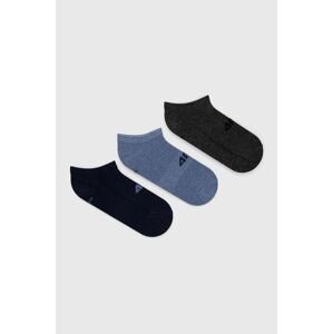 4F zokni (3 pár) sötétkék, férfi
