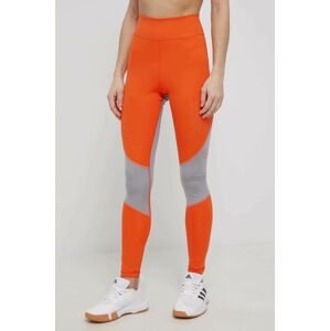 adidas by Stella McCartney edzős legging HD9109 narancssárga, női, mintás