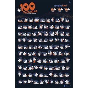 1DEA.me kaparós poszter #100 BUCKETLIST KAMASUTRA EDITION