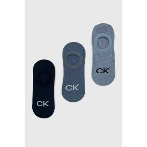 Calvin Klein zokni (3 pár) sötétkék, férfi