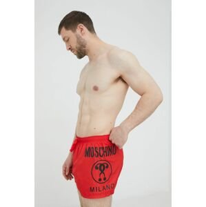 Moschino Underwear gyerek úszó rövidnadrág piros