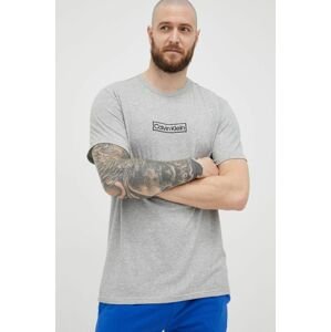 Calvin Klein Underwear t-shirt szürke, férfi, nyomott mintás