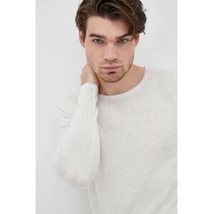 Selected pulóver könnyű, férfi, bézs