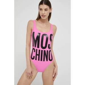 Moschino Underwear fürdőruha rózsaszín, puha kosaras
