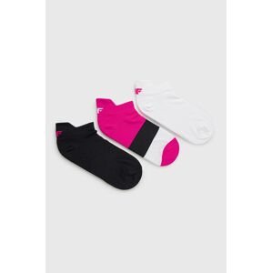 4F zokni (2 pár) rózsaszín, női