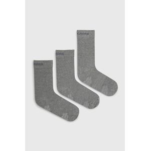Skechers zokni (3 pár) szürke
