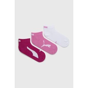 Puma gyerek zokni (3 pár) 907961.G rózsaszín