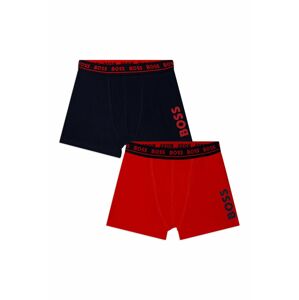 BOSS gyerek boxer (2 db) piros